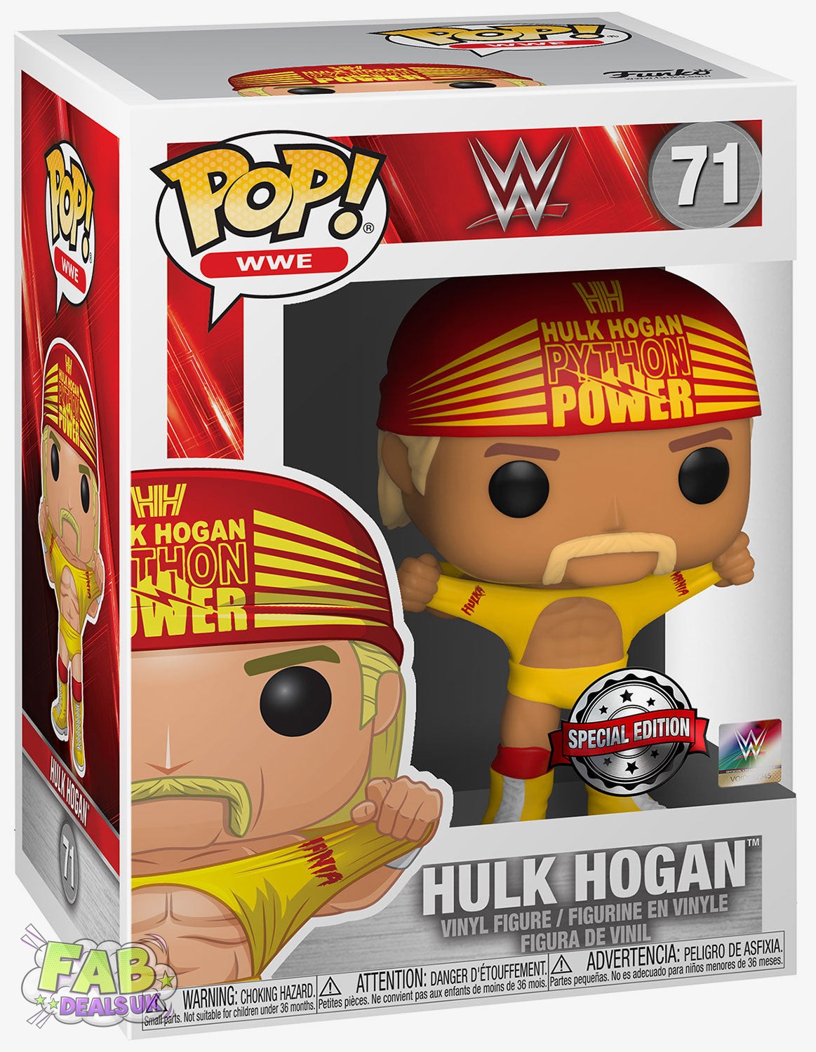 #71 Hulk Hogan WWE Funko Pop