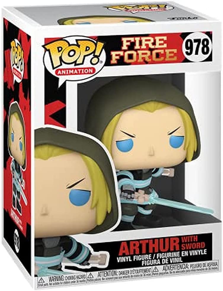 #978 Arthur with Sword Fire Force Animation Funko Pop