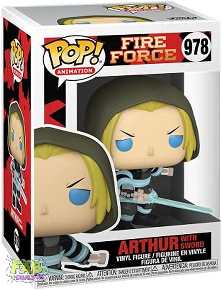 #978 Arthur with Sword Fire Force Animation Funko Pop