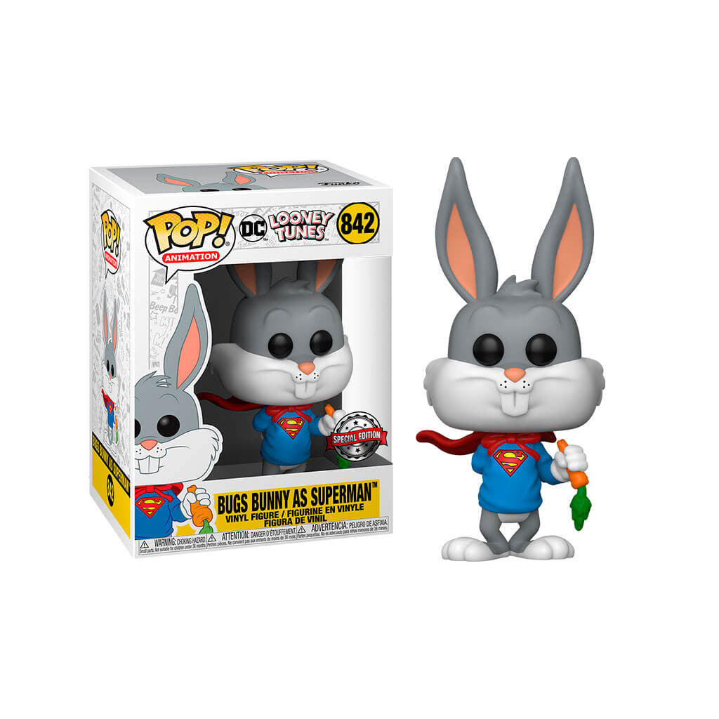#842 Bugs Bunny Superman DH Heroes Looney Tunes Animation Funko Pop