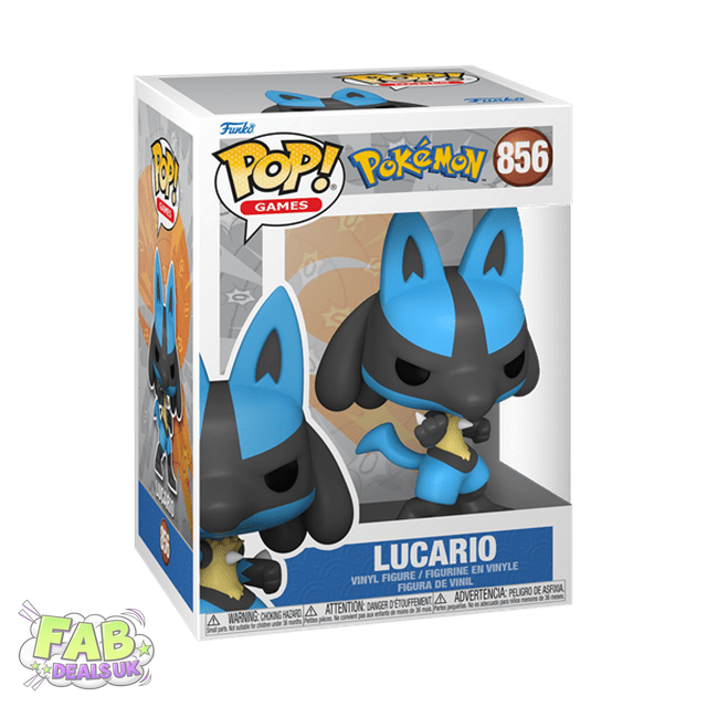 #856 Lucario Pokemon Games Funko Pop