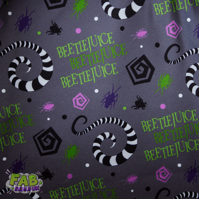 Beetlejuice Glow in the Dark Carousel Mini Loungefly Horror Backpack