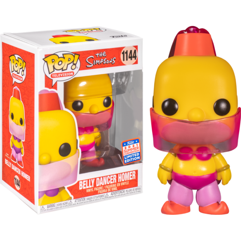 #1144 Belly Dancer Homer 2021 Summer Con The Simpsons Funko Pop