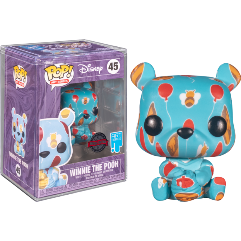 #45 Winnie The Pooh Art Series AMAZON Disney Funko Pop SEALED in Stack