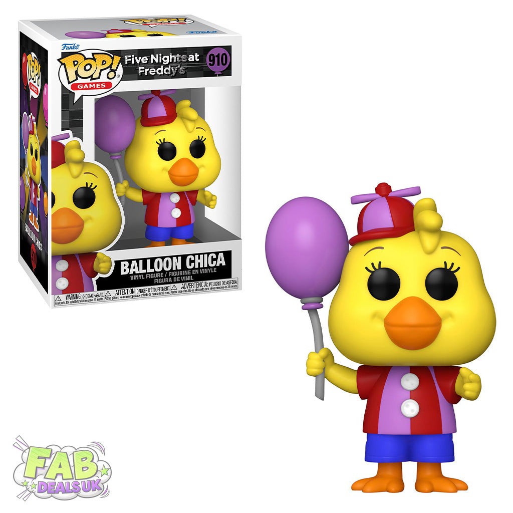 #910 Balloon Chica Five Nights at Freddy's FNAF Games Funko Pop