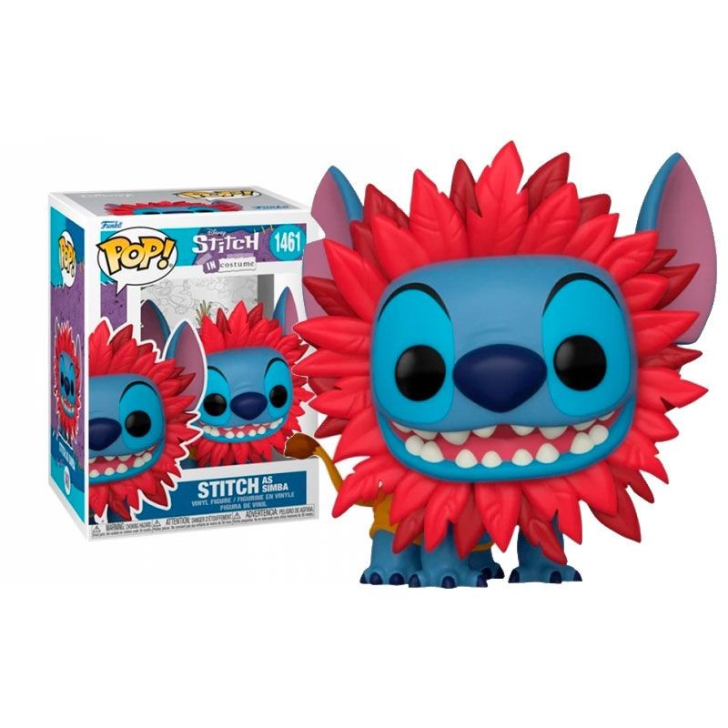 1461 Stitch as Simba in Costume Lilo and Stitch Lion King Disney Funko Pop