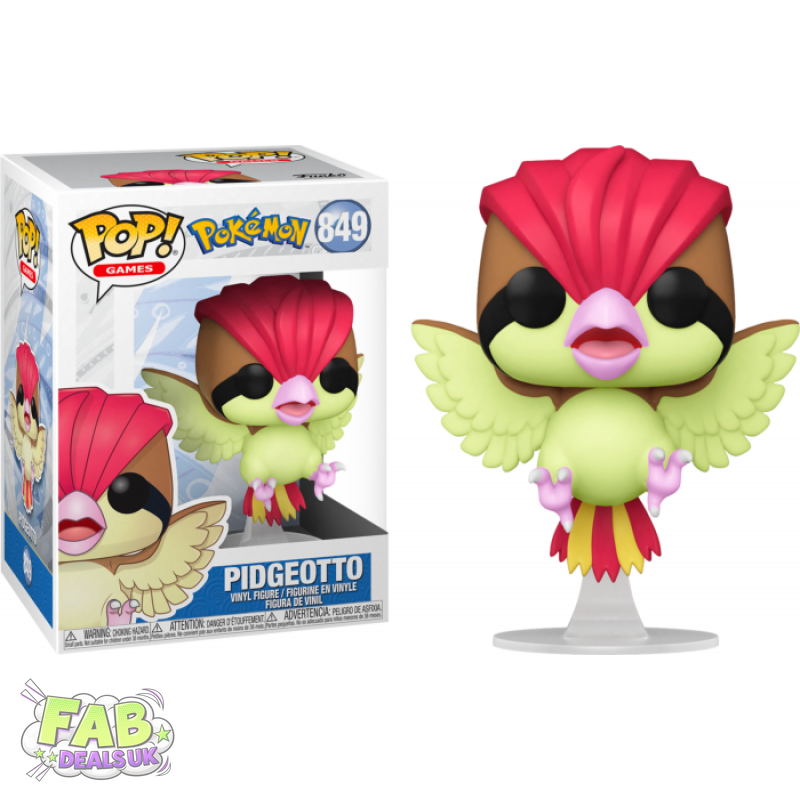 #849 Pidgeotto Pokemon Games Funko Pop