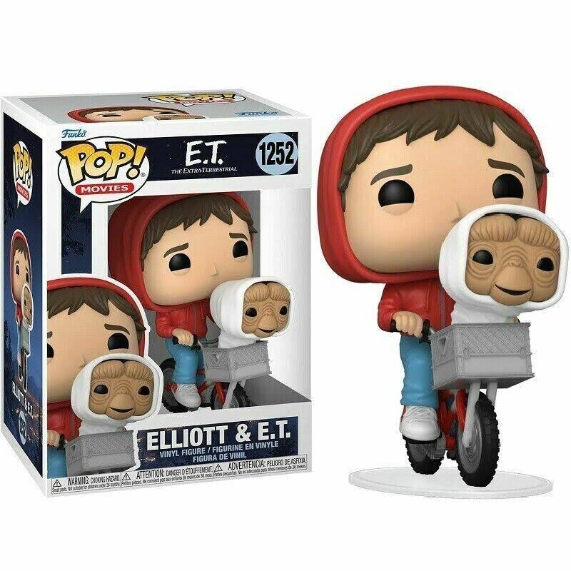 #1252 Elliott and E.T. Movies Funko Pop