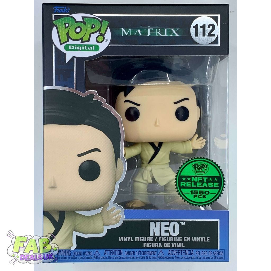 #112 Neo Matrix LE 1550 NFT Funko pop In Stack
