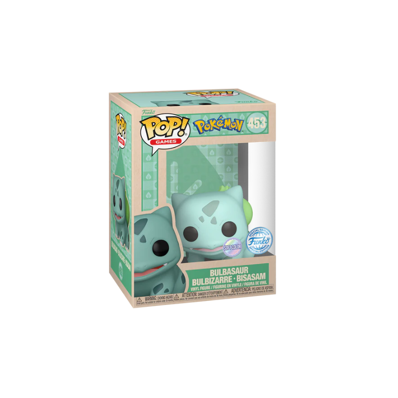 #453 Bulbasaur SPECIAL EDITION SOFT COLOUR Pokémon Games Funko Pop