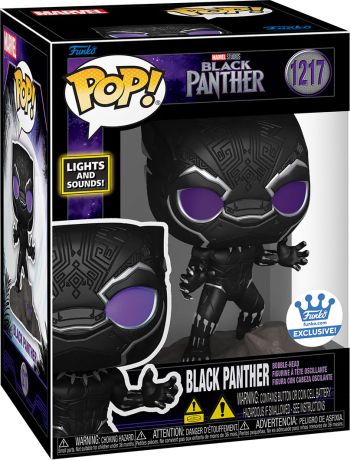 #1217 Black Panther Lights and Sounds Marvel Funko Pop