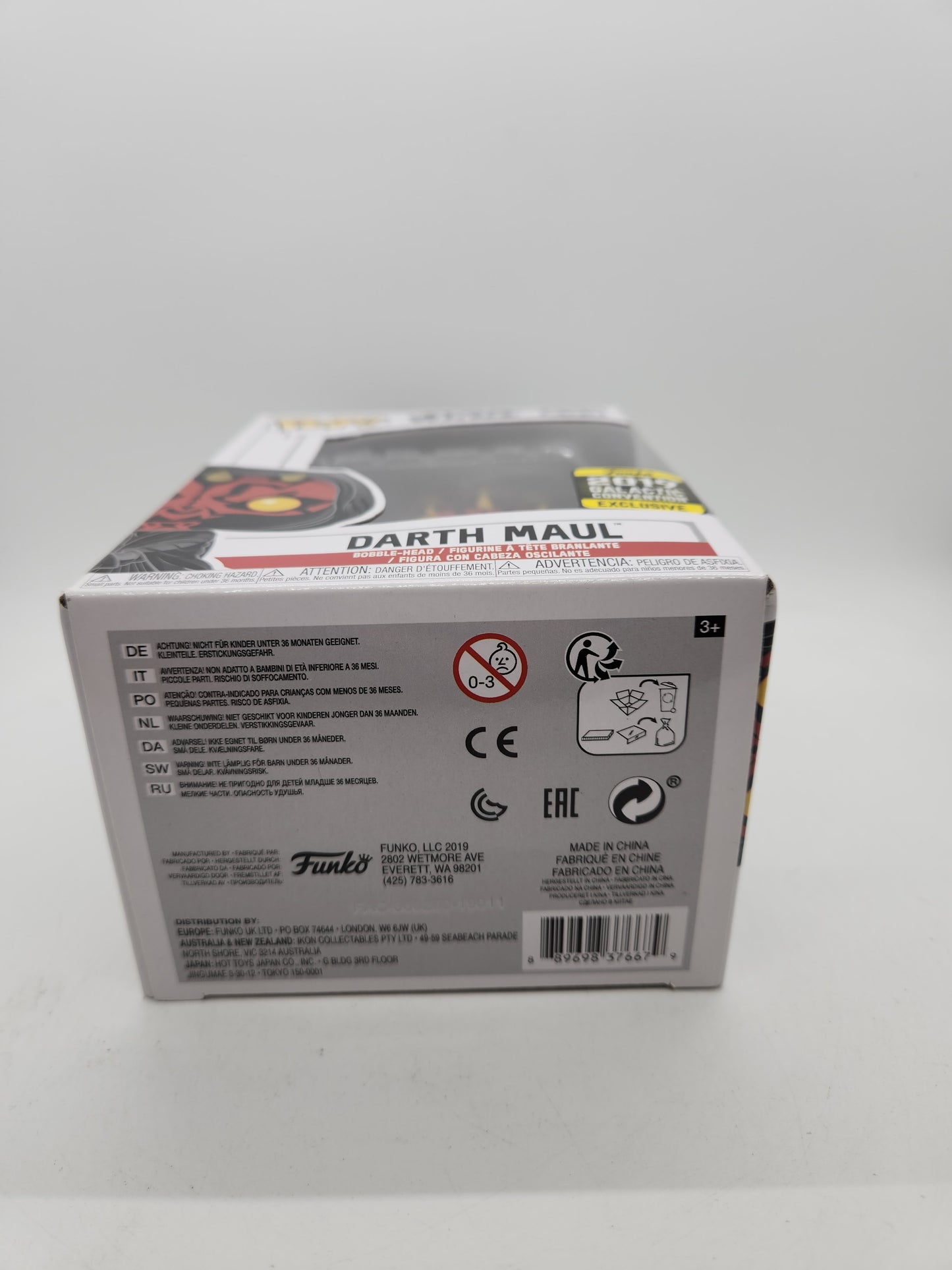 #299 Darth Maul 2019 GALACTIC CONVENTION EXCLUSIVE Star Wars Funko Pop