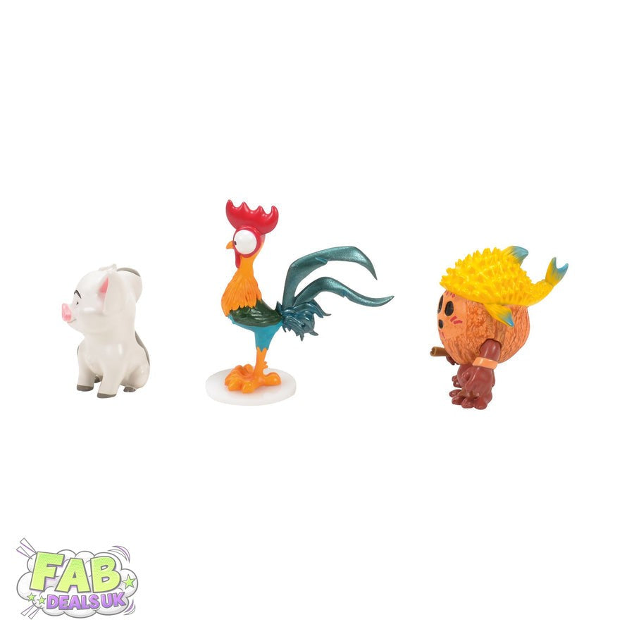 Moana Movie Mini Figurines Ornament (Set of 3) by Disney Showcase