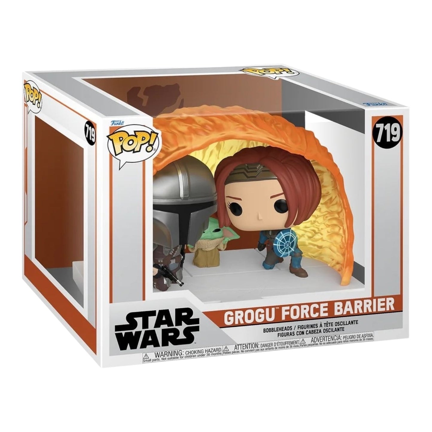 #719 Grogu Force Barrier Star Wars Funko Pop Deluxe