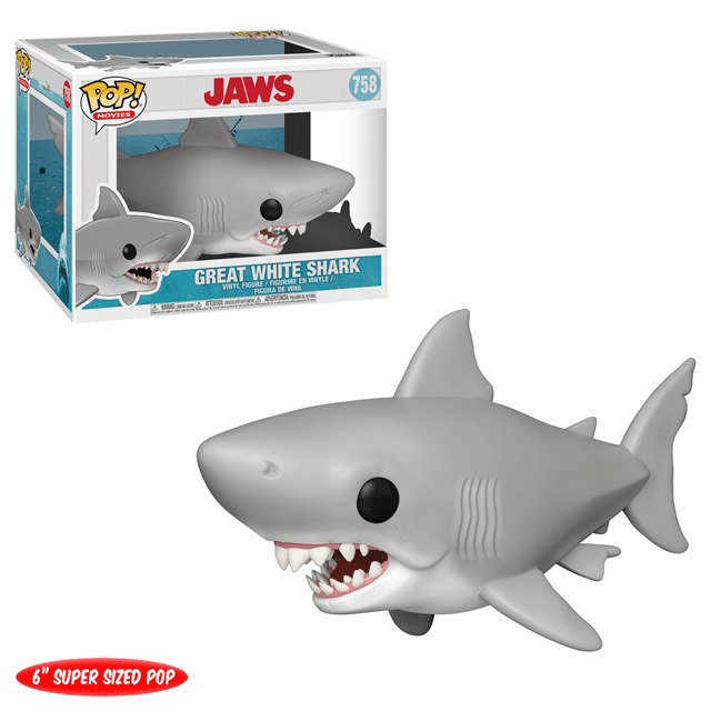 #758 Great White Shark Jaws Movies Funko Pop