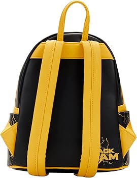 Black Adam LIGHT UP Lightening Bolt DC Heroes Loungefly Mini Backpack