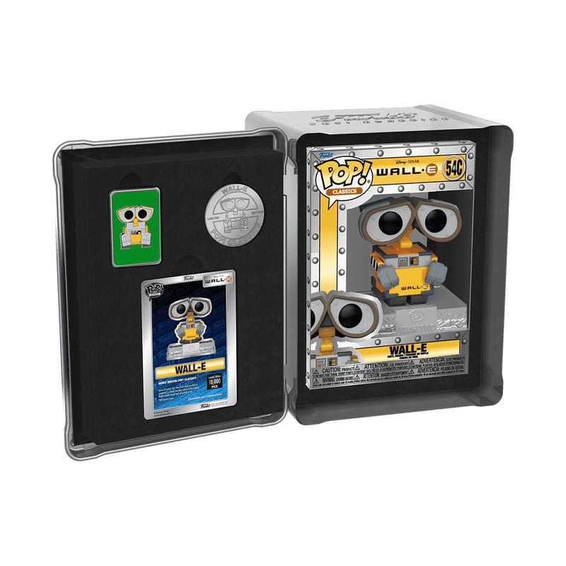 Wall-e Classics Vault Tin Disney Funko Pop Collectors Set 10,000pcs