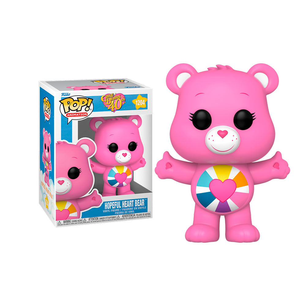 #1204 Hopeful Heart Bear Care Bears 40th Animation Funko Pop