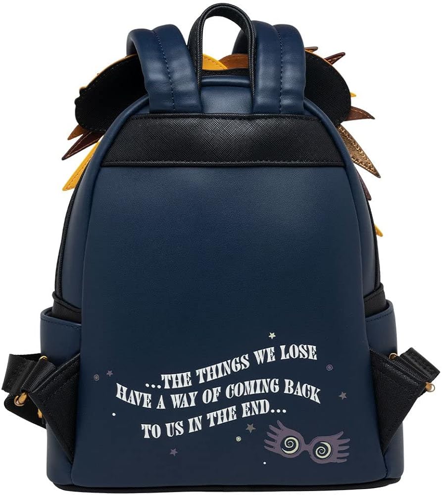 Luna Lovegood Lion Head Hat Harry Potter Loungefly Mini Backpack