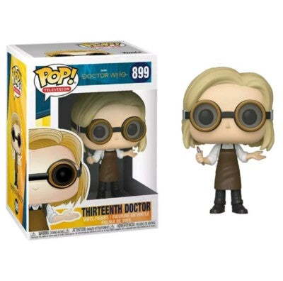 #899 Thirteenth Doctor with Goggles Doctor Who Television Funko Pop in Stack