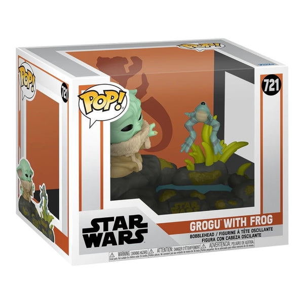 #721 Grogu with Frog Star Wars Funko Pop Deluxe