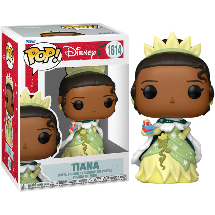 #1614 Tiana Christmas Holidays Princess and the Frog Disney Princess Funko Pop
