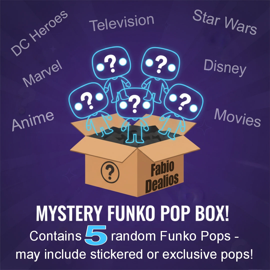 5 Mystery Funko Pops - May Include Stickered Pops across Multiple Categories