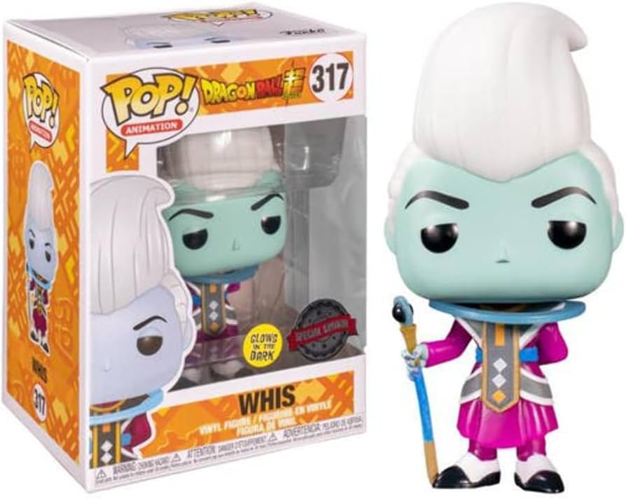#317 Whis GLOW Dragon Ball Z DBZ Animation Funko Pop