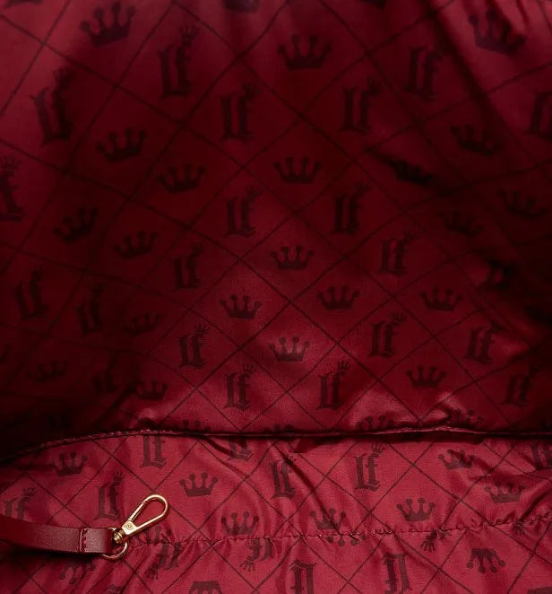 Red Pin Trader Loungefly Convertible Tote Bag / Backpack