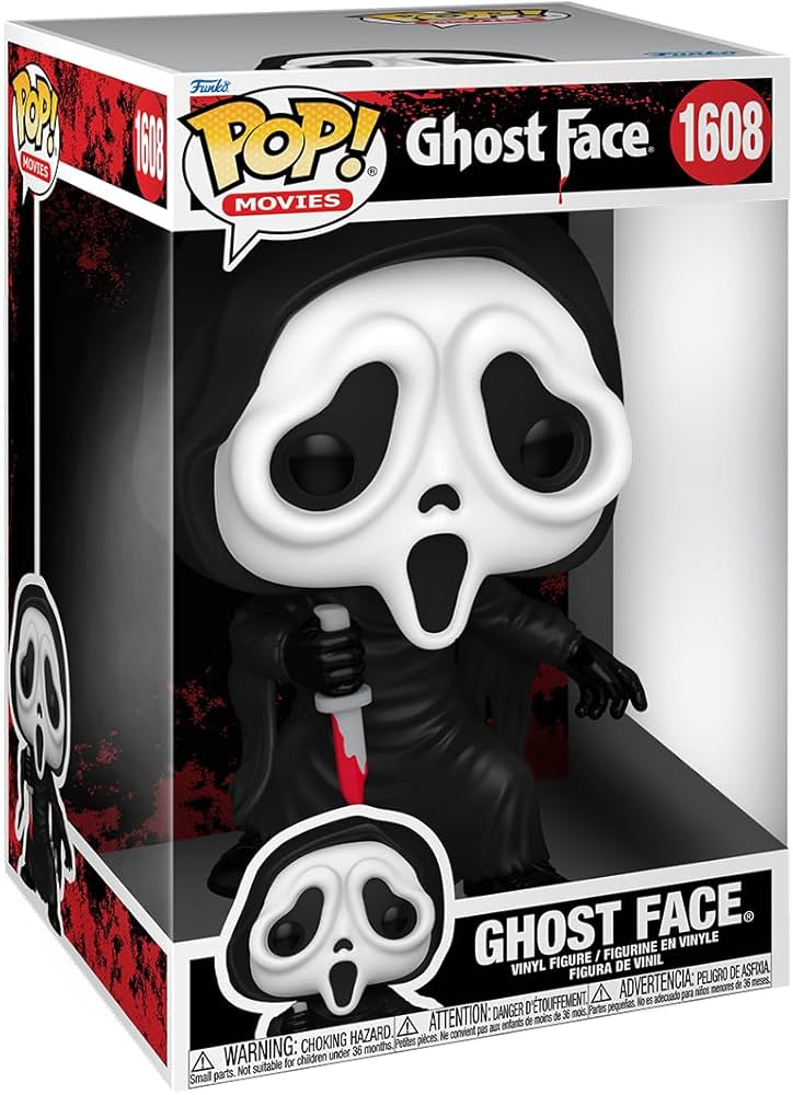 10" 1608 Ghost Face Scream Horror Movies Funko Pop