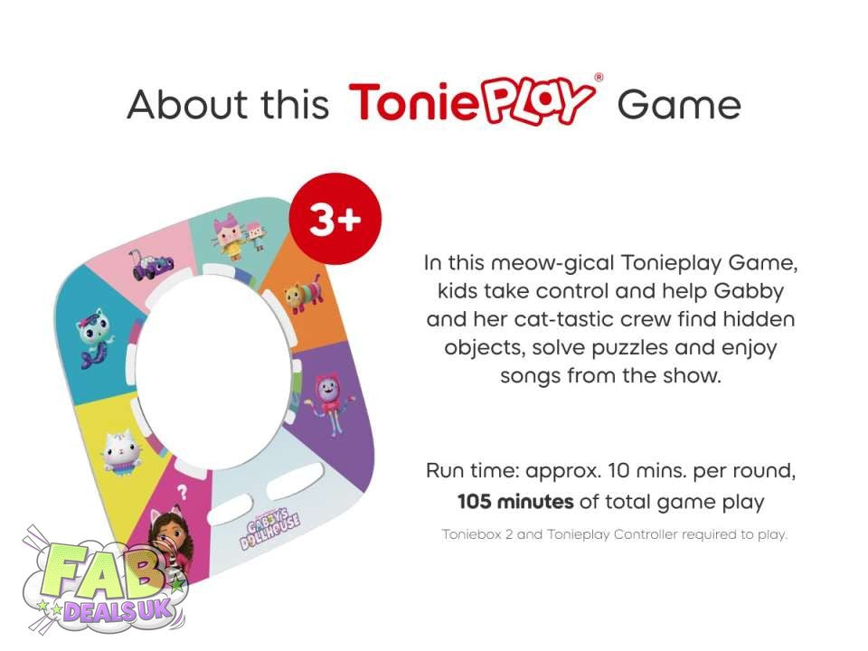 Tonies Discover: Gabby’s Cat-tastic Scavenger Hunt (UK) Tonieplay Tonies