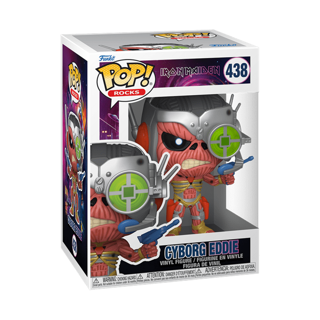 #438 Cyborg Eddie Iron Maiden Rocks Funko Pop