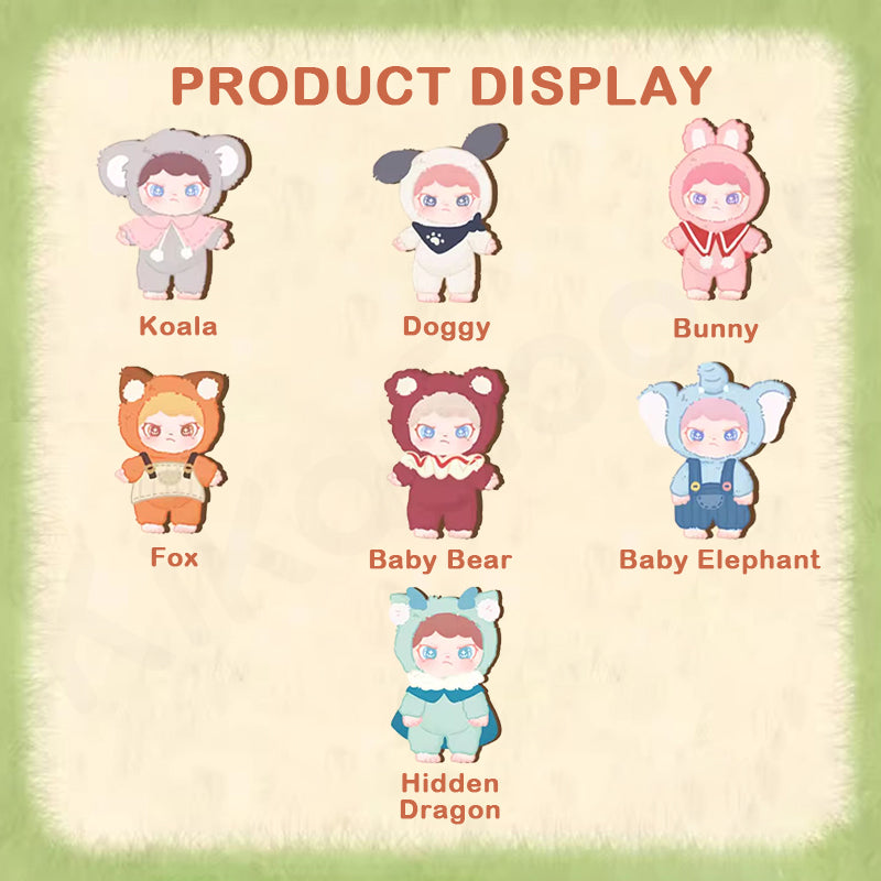 TNT Space x Dora Animal Series Vinyl Plush Figure Blind Box GENUINE