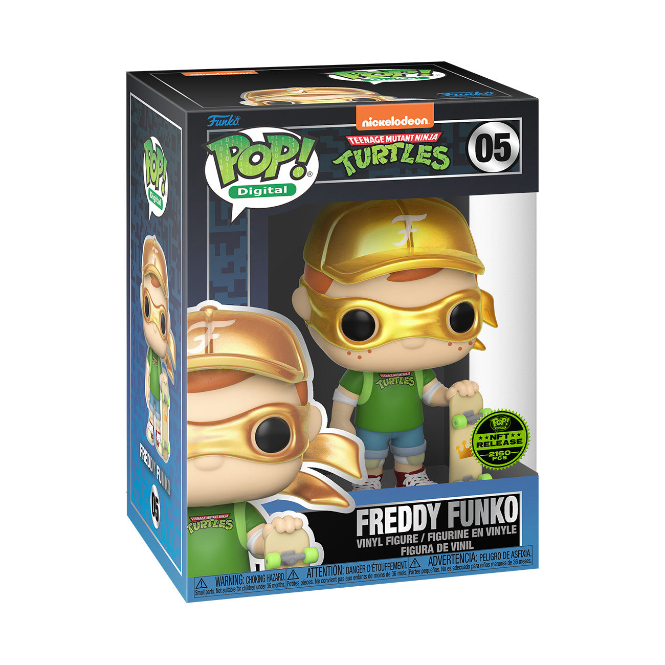 #05 Freddy Funko NFT DIGITAL 2160 pcs TMNT Teenage Mutant Ninja Turtles Funko Pop in Stack
