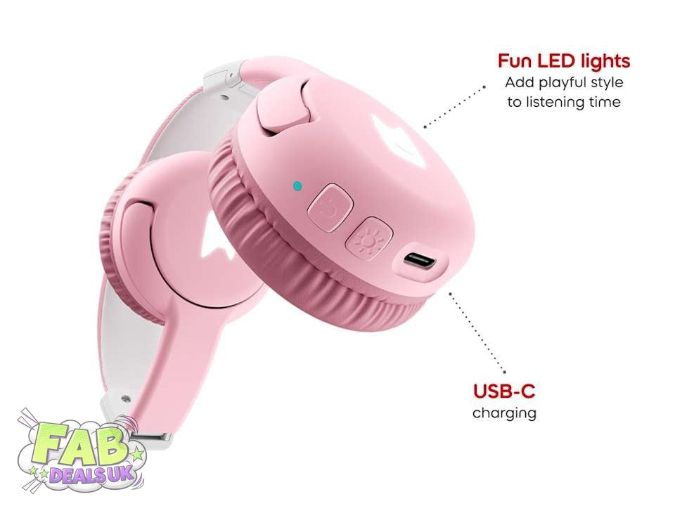 Tonies Bluetooth Headphones - Cloud Pink