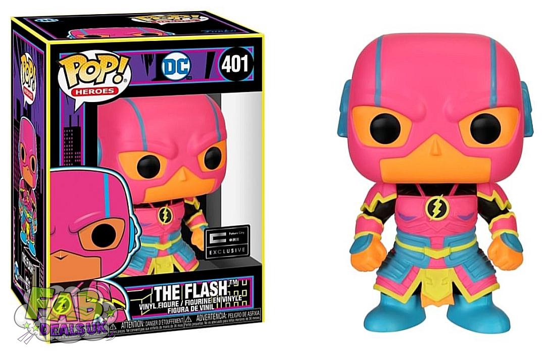 #401 The Flash Future City DC Heroes Blacklight Asia Funko Pop