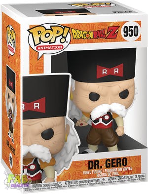#950 Dr Gero Dragon Ball Z DBZ Animation Funko Pop