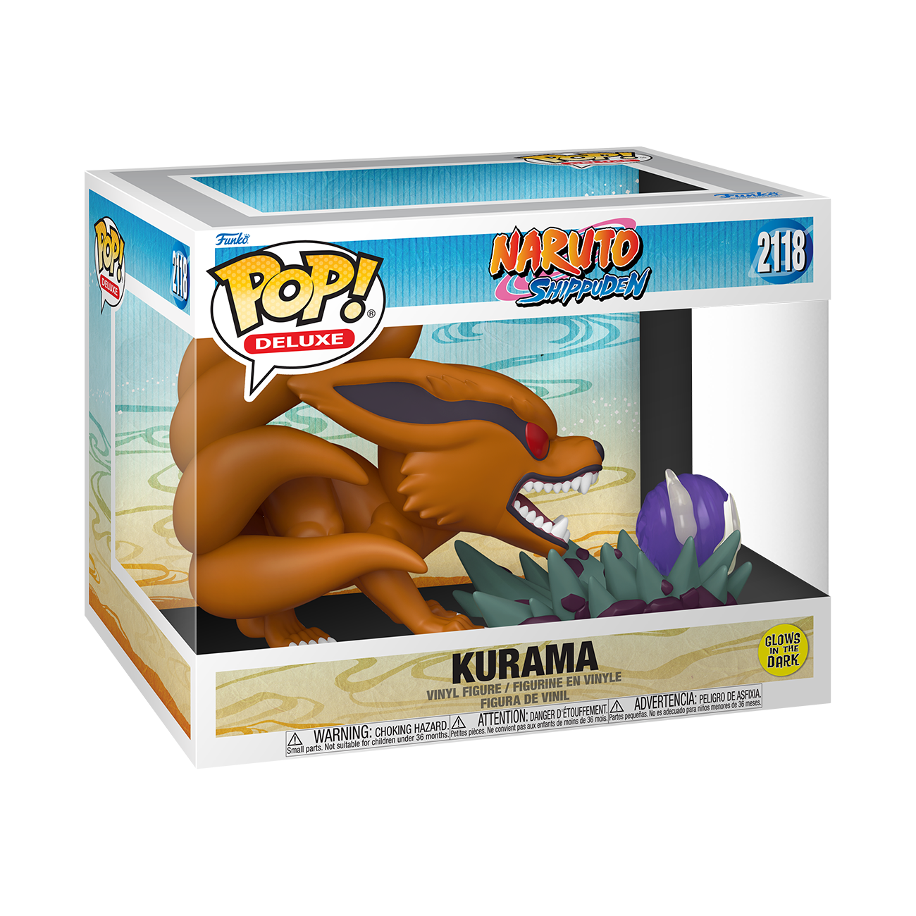 #2118 Kurama GLOW Naruto Animation Funko Pop