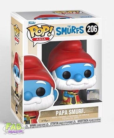 #206 Papa Smurf The Smurfs Asia Funko Pop