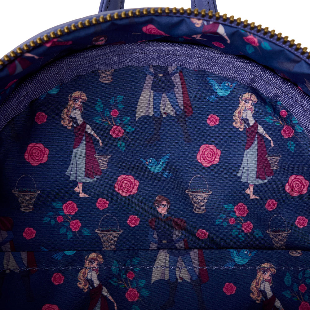 Princess Aurora and Prince Philip Sleeping Beauty Disney Loungefly Mini Backpack