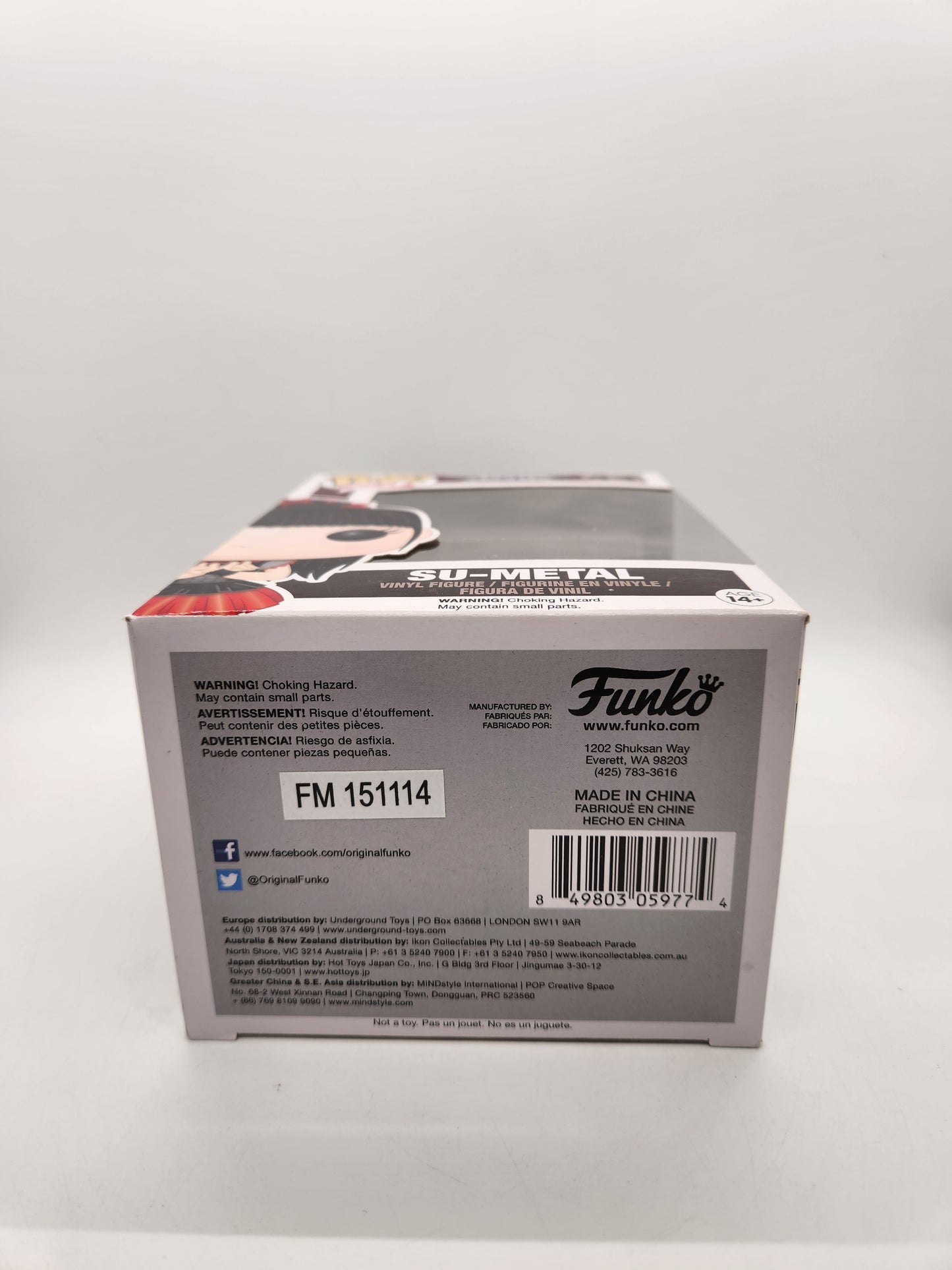 #43 Su-Metal Baby Metal Rocks Funko Pop