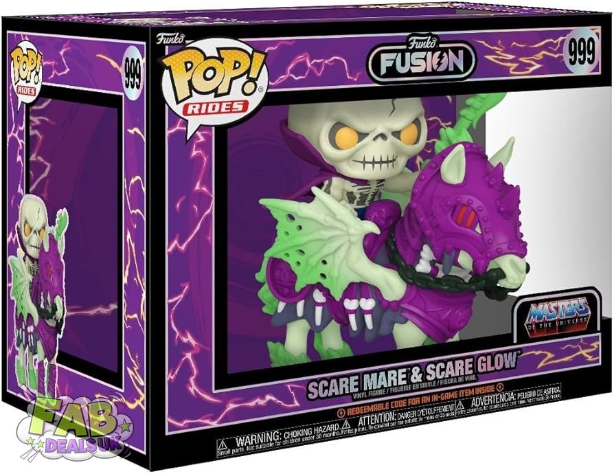 #999 Scare Mare & Scare Glow Masters Of The Universe Funko Fusion Rides Funko Pop