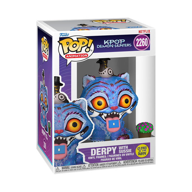 #2260 Derpy Tiger GLOW KPOP Demon Hunters Animation Funko Pop