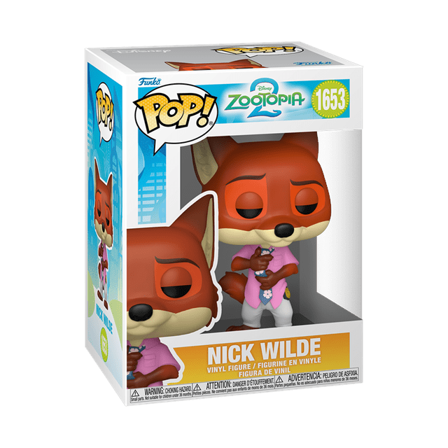 #1653 Nick Wilde Zootopia 2 Disney Funko Pop