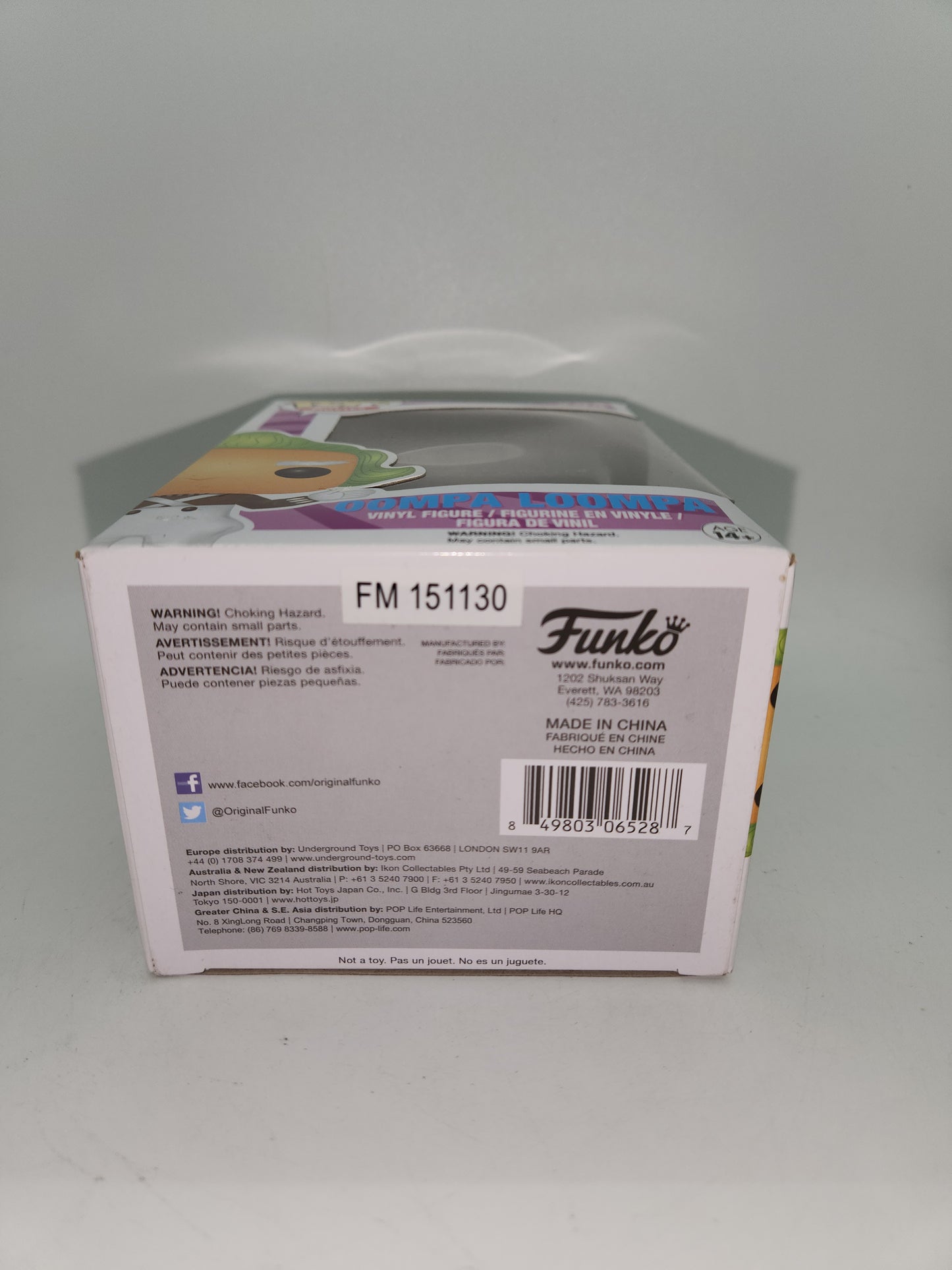 #254 Oompa Loompa Willy Wonka Movies Funko Pop