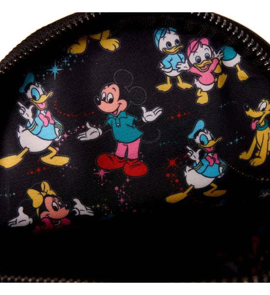 Loungefly x Disney - Disney 100 Mickey Mouse Corduroy Convertible Crossbody Bag