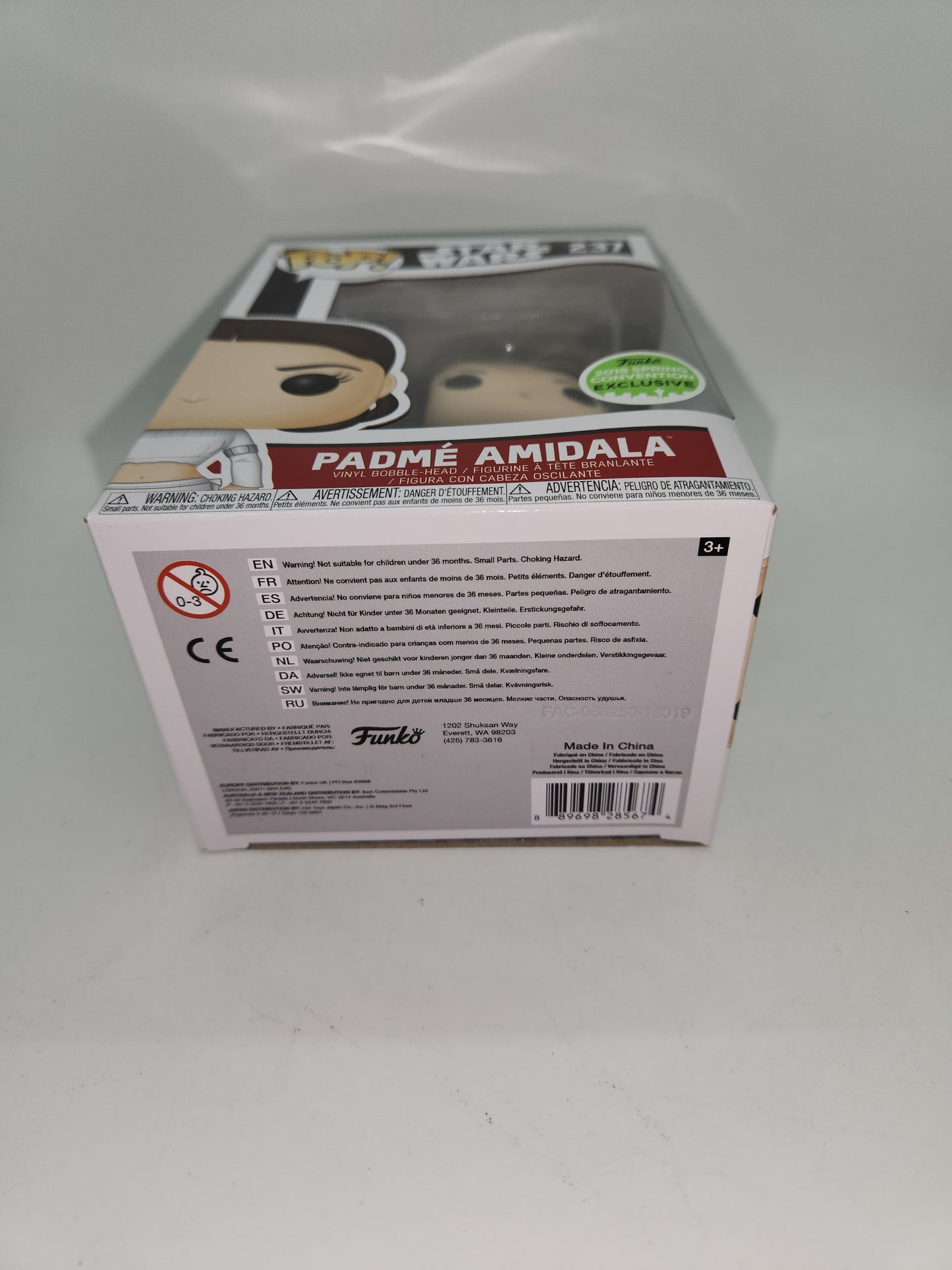 #237 Padmé Amidala 2018 SPRING CONVENTION EXCLUSIVE Star Wars Funko Pop