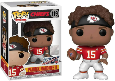 #119 Patrick Mahomes II 100 NFL Chiefs Football Funko Pop
