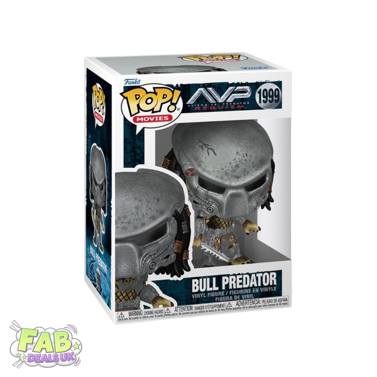 #1999 Bull Predator Alien vs Predator Horror Movies Funko Pop