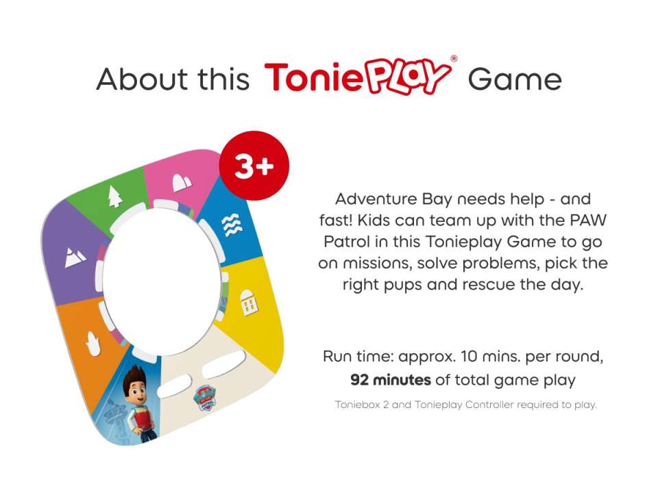 Paw Patrol - Adventure Bay Rescue Heroes Tonies Tonieplay
